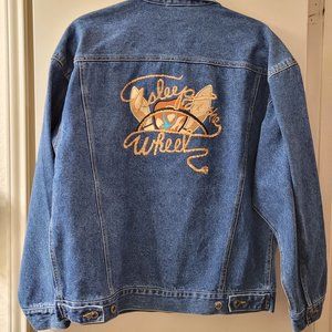 Vintage Asleep at the Wheel Embroidered Denim Jacket sz L